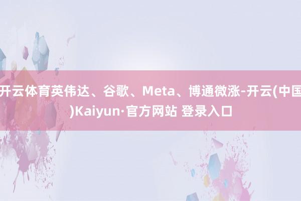 开云体育英伟达、谷歌、Meta、博通微涨-开云(中国)Kaiyun·官方网站 登录入口